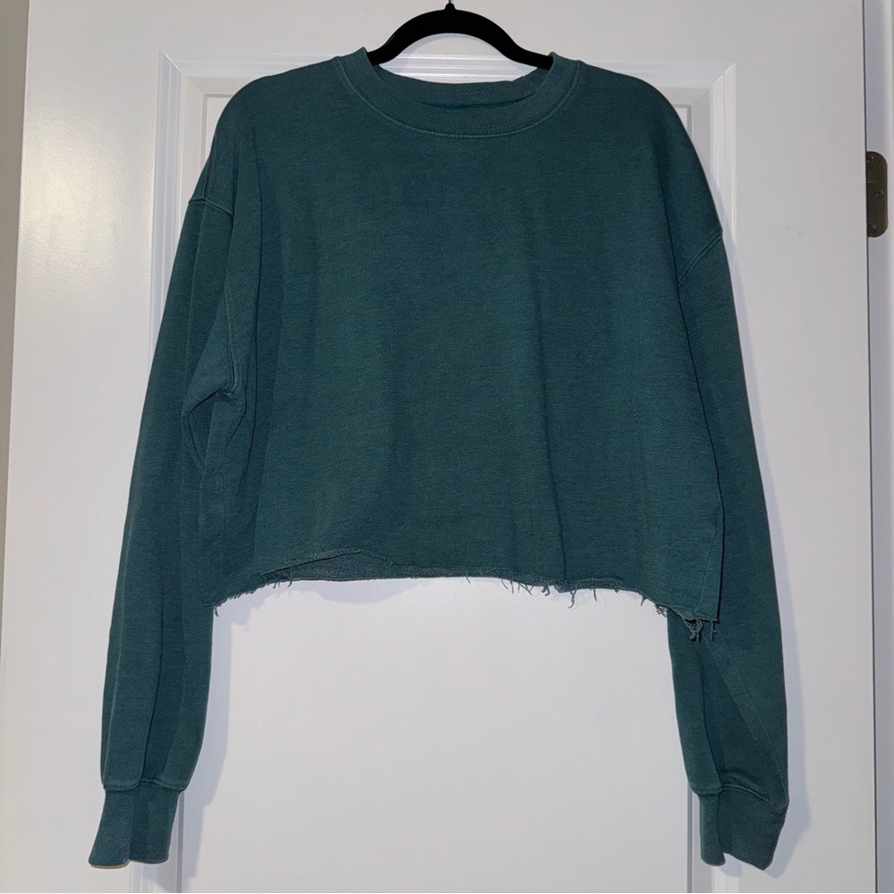 New York cropped sweatshirt